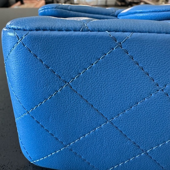 CHANEL ✨ Baby Blue Mini Square Flap Bag - Excelled pre-loved condition - Picture 5 of 14